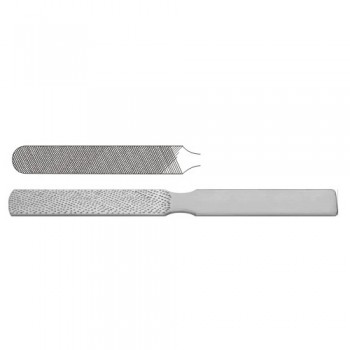 Bone File Flat Stainless Steel, 22 cm - 8 3/4"